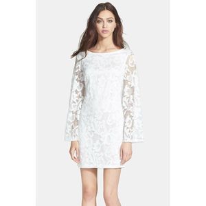 Alexia Admor Lace Shift Dress Floral Lace #690